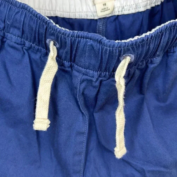 2/$30 J. Crew Crewcuts Youth Size 16 Boys Shorts Blue Drawstring Pull On - Picture 6 of 8